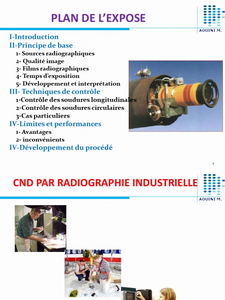 Contrôle Radiographique en Industrie | PDF | Radiographie | L'absorbance