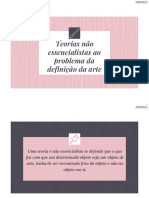 Teoria Essencialista Ao Problema Da Definição Da Arte e Filosofia Da Religião