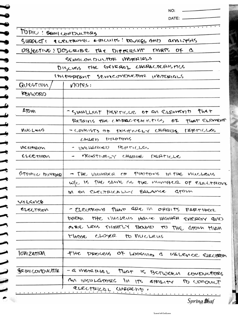 Lecture notes in electronic circuit and devices pdf