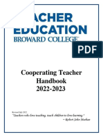 Cooperating Teacher Handbook