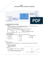 BAB 1 - Fungsi Eksponensial Dan Logaritma