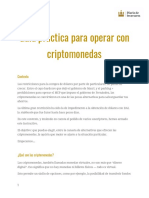 Guia Practica para Operar Criptomonedas