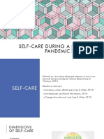 Self-Care During a Pandemic