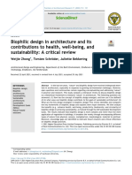 Biophilic design in architecture and its contributions to health- well-being and sustainability- A critical review
