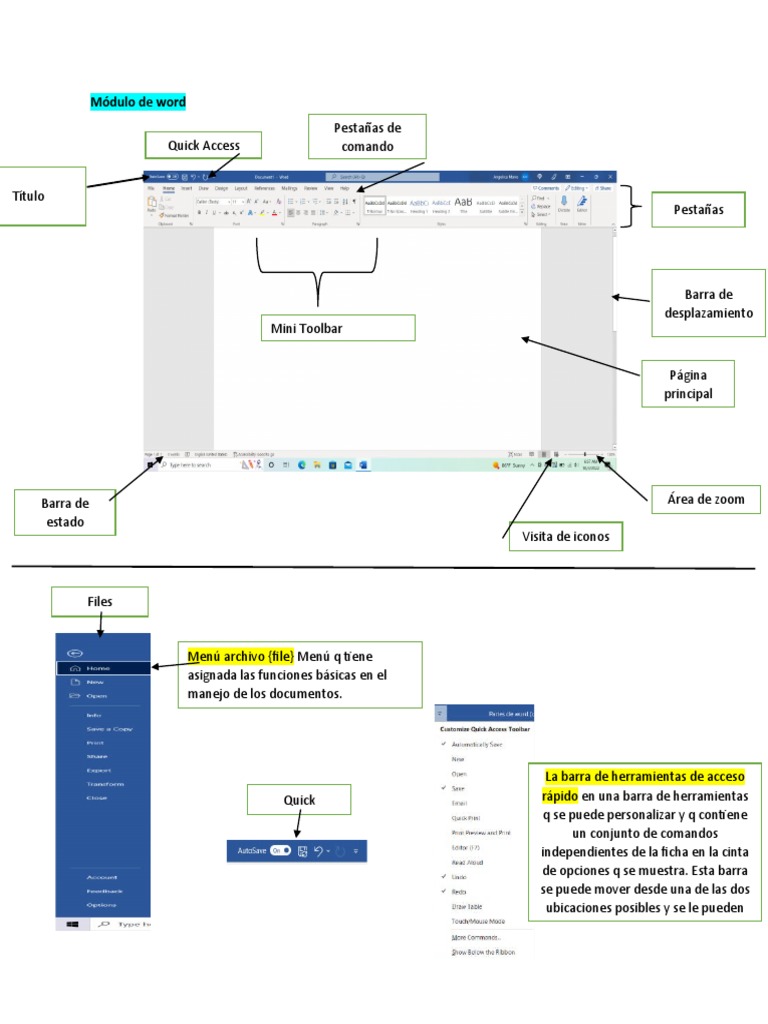 Partes de Word (Comp | PDF | Informática | Software