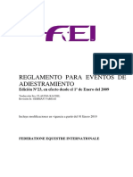 Reglamento FEI Adiestramiento en Espanol 2010