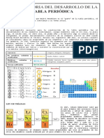 Tabla Periódica: Breve Historia Del Desarrollo de La