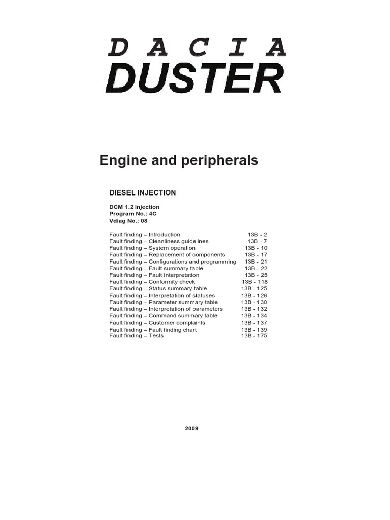 2013 RENAULT DUSTER SERVICE MANUAL PDF FREE DOWNLOAD visual data 8