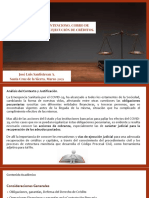 Asesoría sobre cobranza judicial y procesos de ejecución de créditos