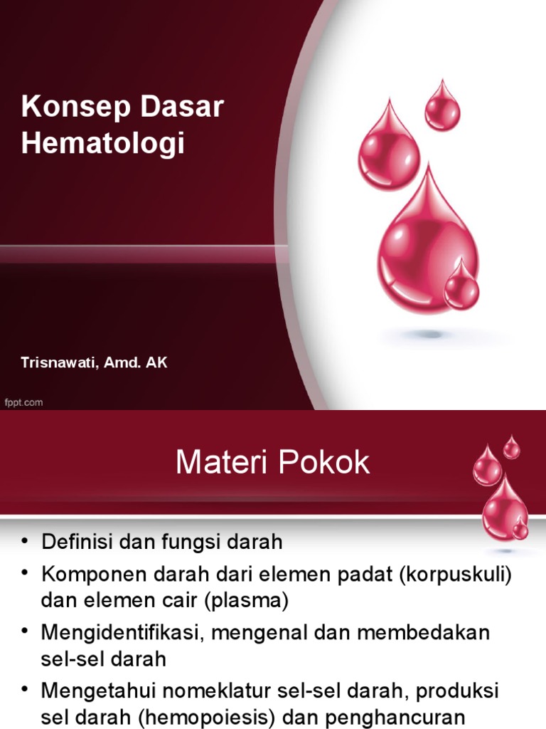 Konsep Dasar Hematologi Pdf