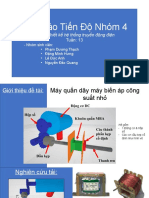 Báo Cáo Tiến Độ Nhóm 4: PBL2: Thiết kế hệ thống truyền động điện