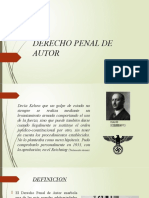 Expo Derecho Penal de Autor - Teoria Del Delito