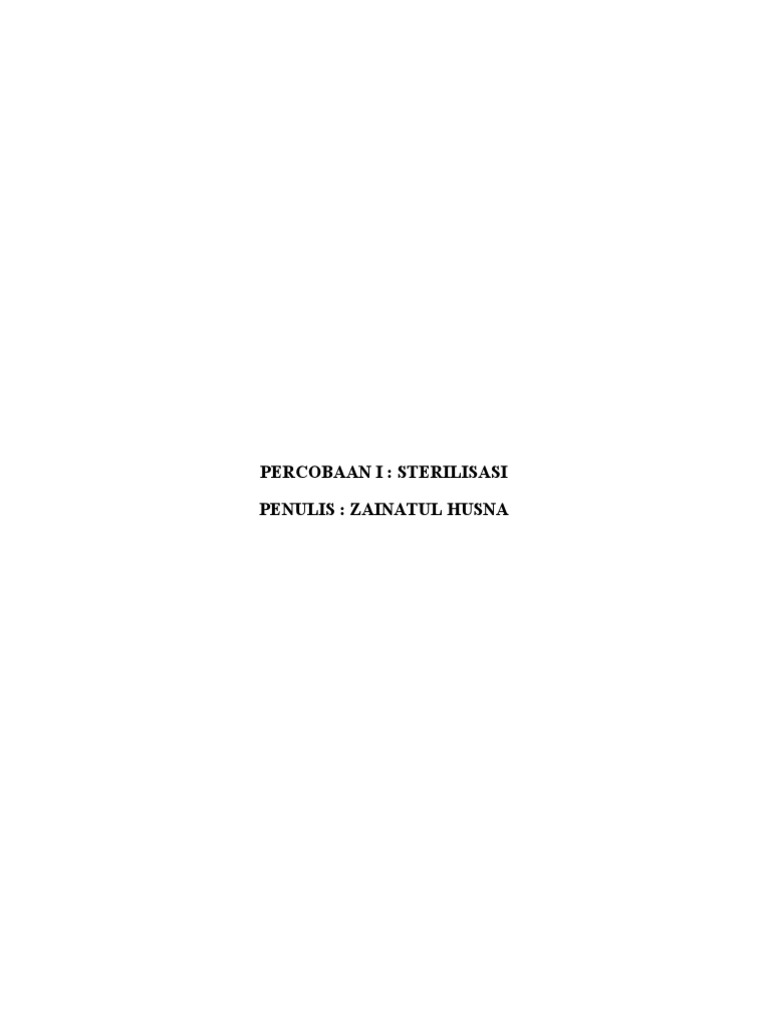 Laporan Praktikum Mikrobiologi | PDF