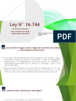 Ley #16744 Prestaciones