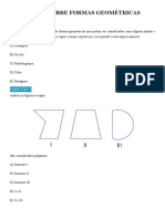 Exercícios Sobre Formas Geométricas