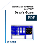 Weather Display For MAWS YourVIEW User Guide
