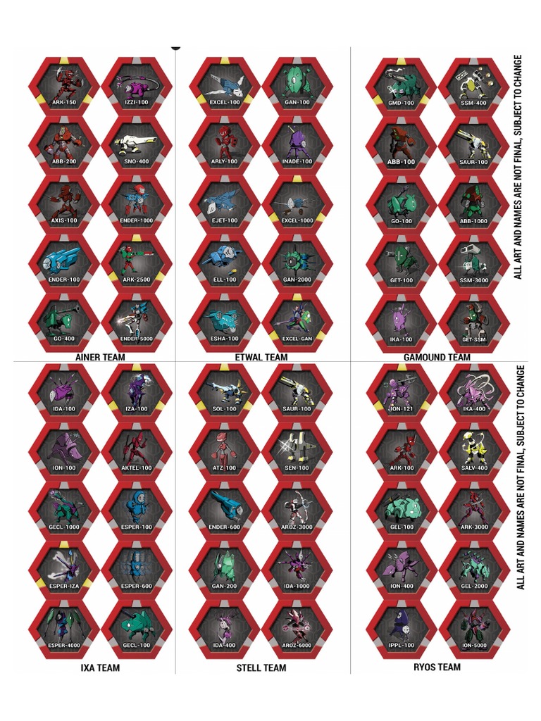 All Robot Pieces PDF