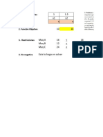 Taller 1 Solucion de Problemas de PL Por El Metodo Solver