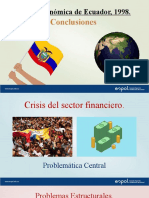 Crisis Económica de Ecuador, 1998.: Conclusiones