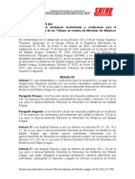 Condiciones para El Pago de Los Tributos en Materia de Minerales No Metalicos