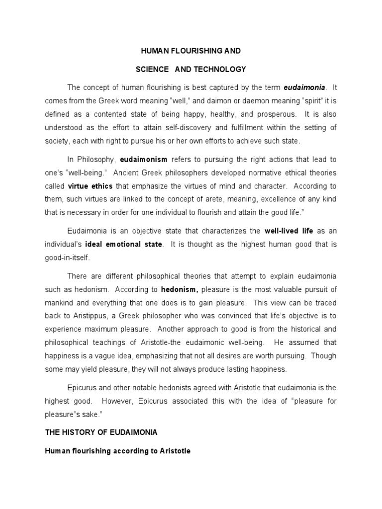 HUMANFLOURISHINGAND PDF Metaphysics Value (Ethics)