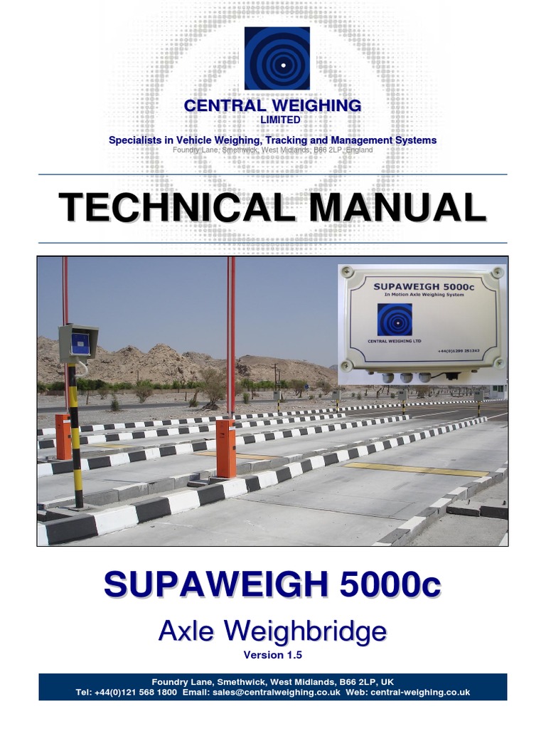 Weighbridge Installation Manual 5000c | PDF | Weight | Internet Protocols