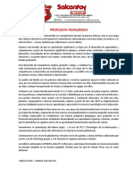 2022 - Propuesta Pedagógica, Economica y Plan de Estudios 2022