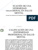 Calificación de Una Enfermedad Profesional en Salud Mental