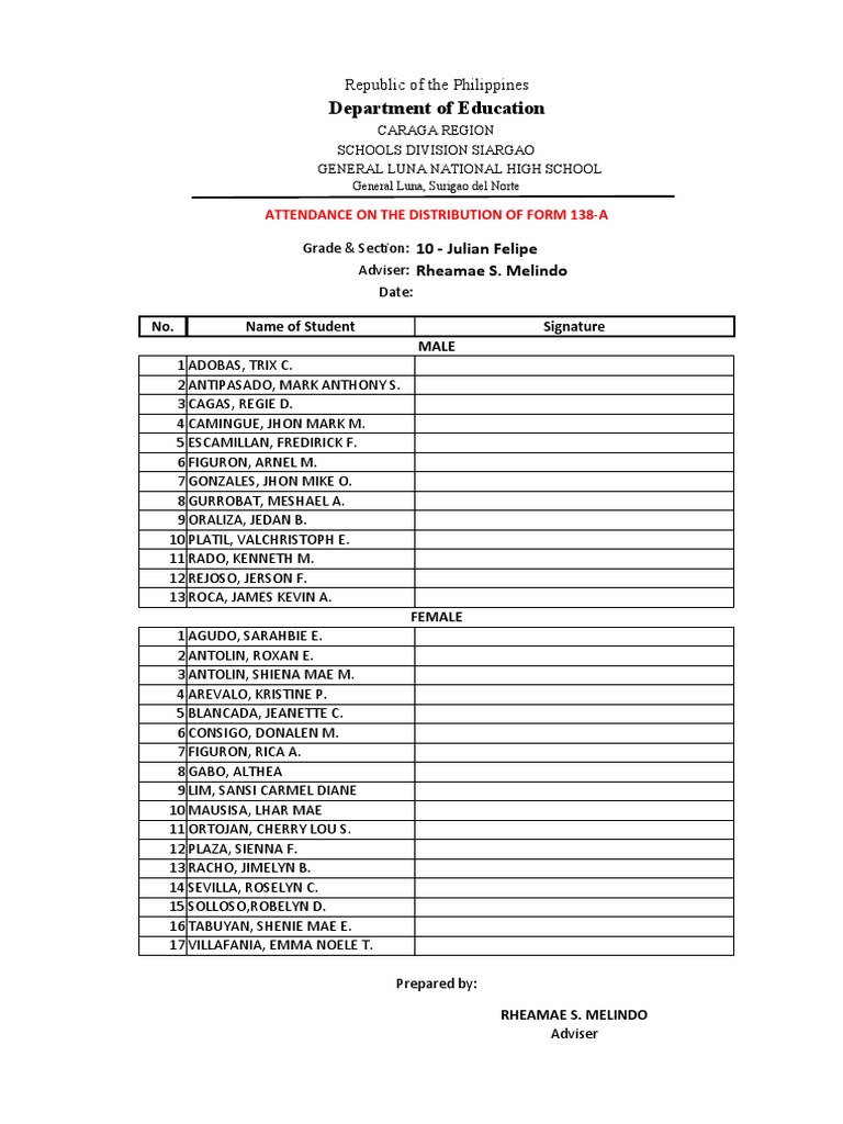 Asr pull out form pdf