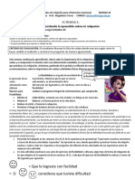 ACTIVIDAD 1 Recordando Lo Aprendido Sobre Mi Relajación 5to