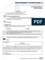 Module 3 Empowerment Technologies