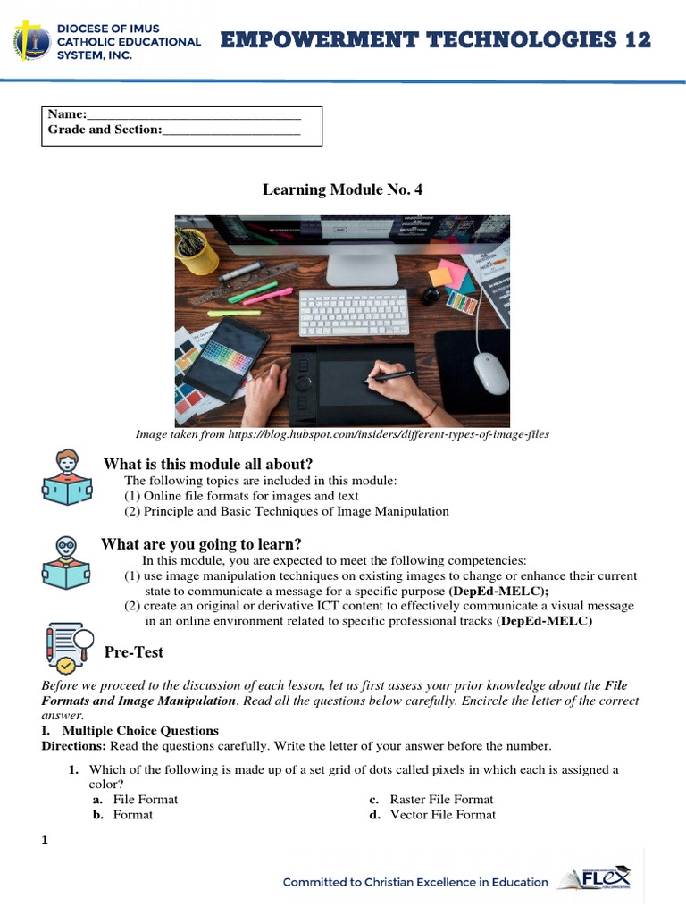 Image Manipulation Techniques Module | PDF | Image Editing | Digital ...