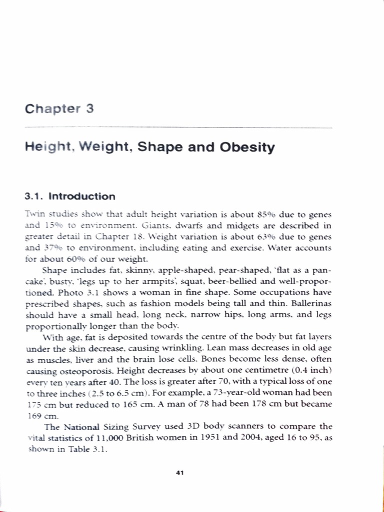 Height, Weight, and Obesity Insights | PDF | Body Mass Index | Obesity