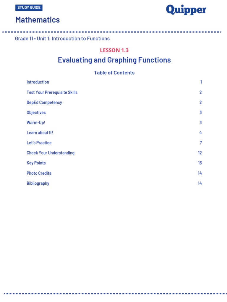 Evaluating And Graphing Functions Pdf Function Mathematics