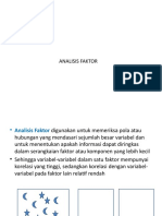 SESI 11 Analisis Faktor