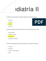 Pediatría II Examen 2 Resuelto