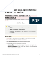 Apuntes - 001. 4 Pasos para Aprender Más Rápido en Tu Vida