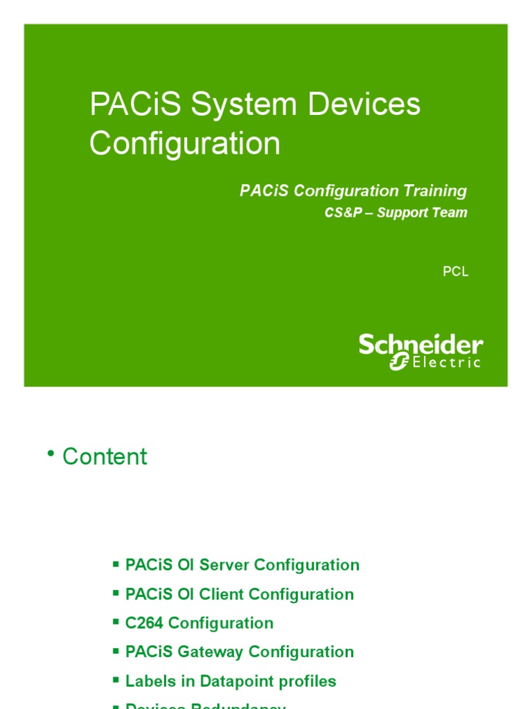 PACiS OI Server Configuration Guide | PDF | Server (Computing ...