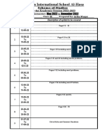 Grade III - Mathematics Scheme of Studies - 1st Term May-Oct 2022