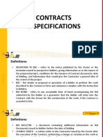 Contracts and Specifications (Part I)
