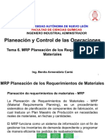 Planeacion de Los Requerimientos de Materiales