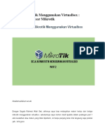 Belajar Mikrotik Menggunakan Virtualbox