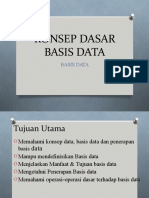 Konsep Dasar Basis Data