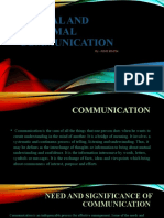 Formal and Informal Communication