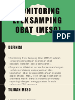 Monitoring Efek Samping Obat Meso