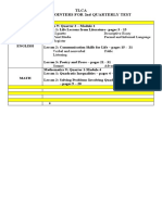 Grade 9 2nd Quarter