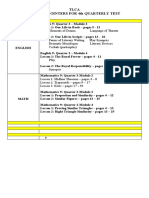 Grade 9 4th Quarter Pointers