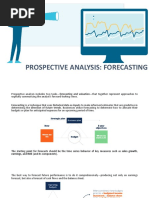 Prospective Analysis - Forecasting