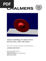 Adams Contact Force Modeling Example Alpercanguden