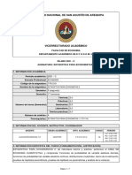 Silabo de Estadística para Economistas 2